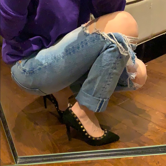 LOLA CRUZ leather / suede shoes pumps size 36 / 6 - Picture 7 of 7